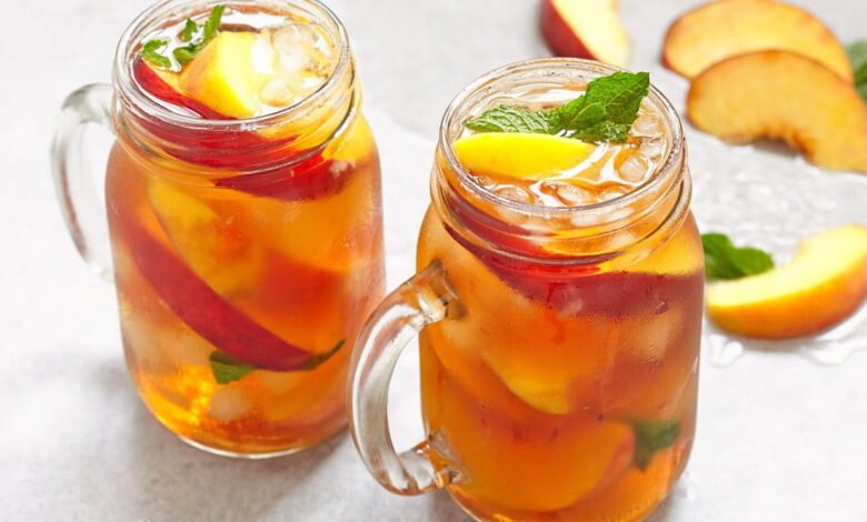 How to Make Peach Iced Tea