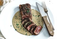 How to make peppercorn Sauce for stake