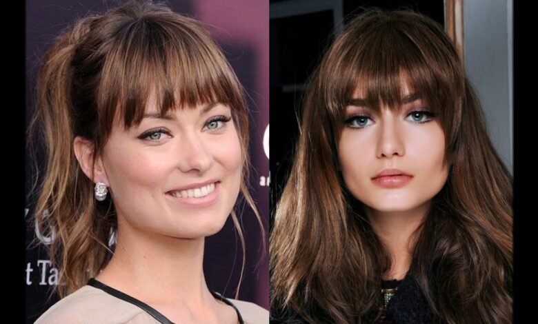 How to Style Curtain Bangs