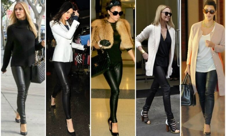 How to Style Leather Pants
