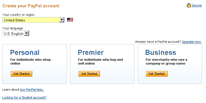 How to Create PayPal Accounts - Types of PayPal Accounts