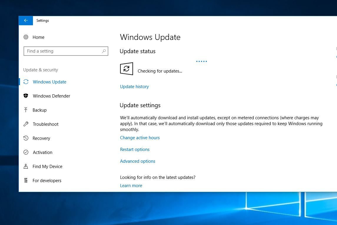 How to Fix Slow Internet Speed on Windows 10 - Checking for Windows Updates