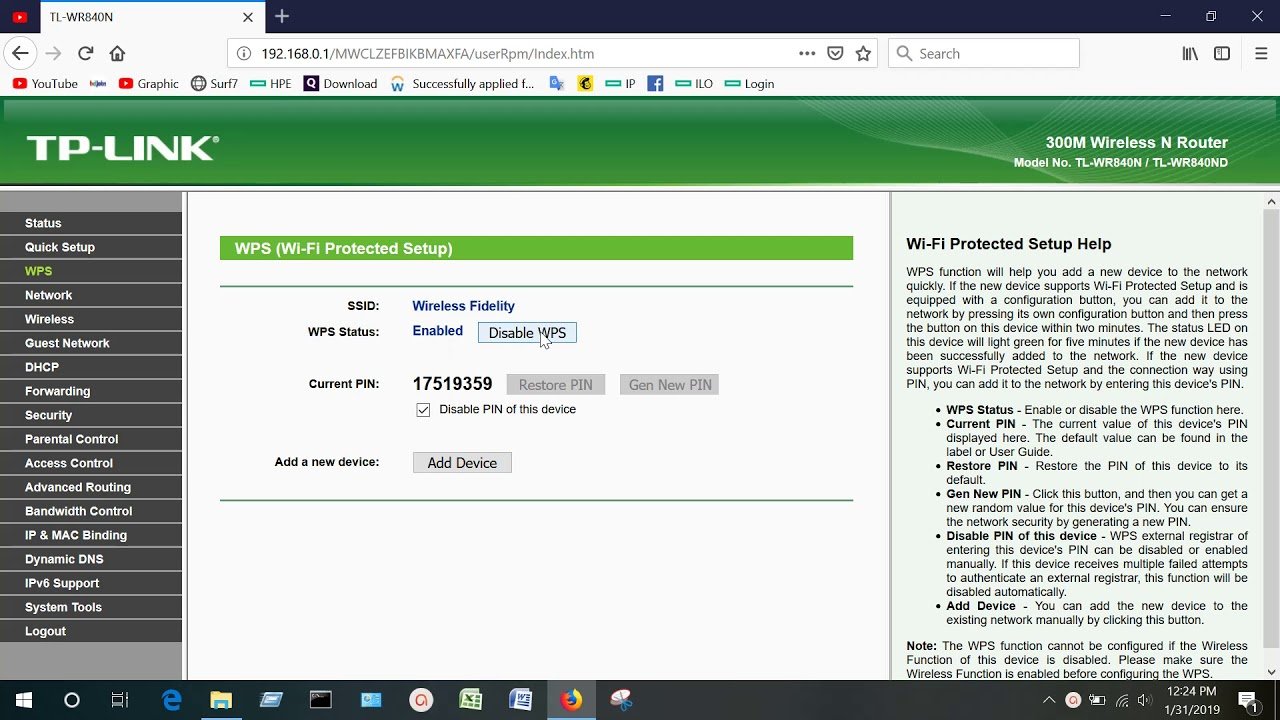 How to Secure Your WiFi Network from Hackers - Disabling WPS