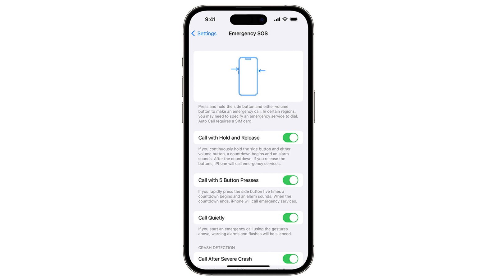 Accessing Settings